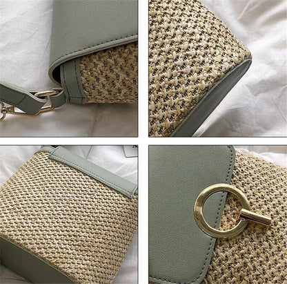 Bolso de paja Eva Chic – Natural y elegante