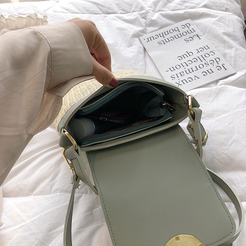 Bolso de paja Eva Chic – Natural y elegante
