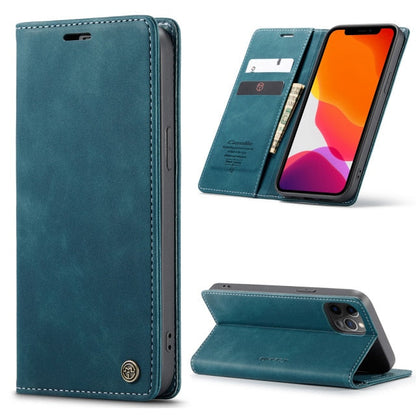 Funda de cuero con tapa para iPhone: magnética y funcional