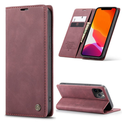 Funda de cuero con tapa para iPhone: magnética y funcional