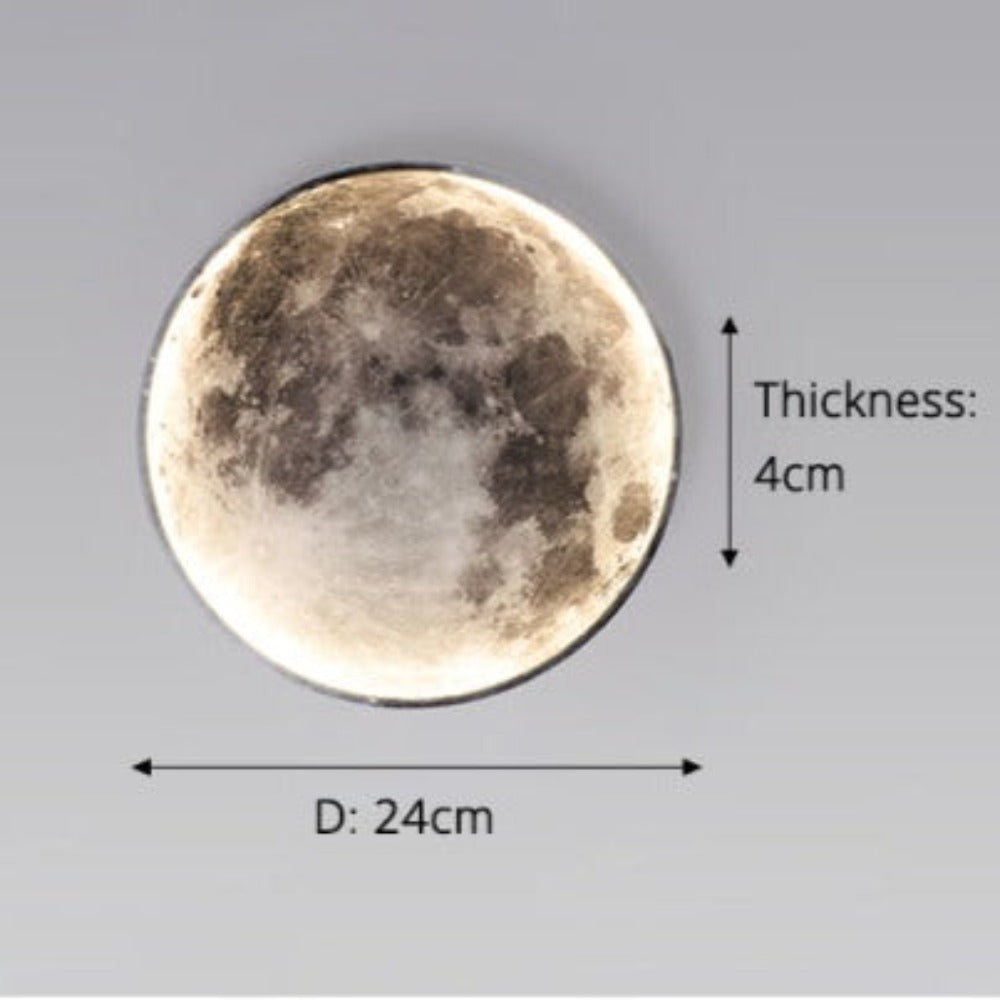 Luna 3D stropna lampa – Magična atmosfera i toplo svjetlo