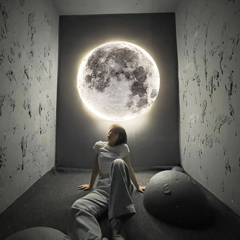 Luna 3D stropna lampa – Magična atmosfera i toplo svjetlo