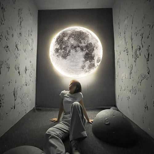 Luna 3D stropna lampa – Magična atmosfera i toplo svjetlo