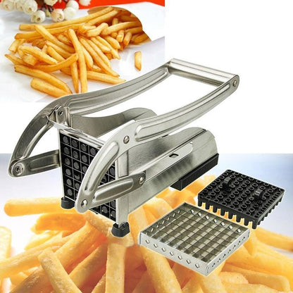Hochwertiger Edelstahl Kartoffelschneider für perfekte Pommes