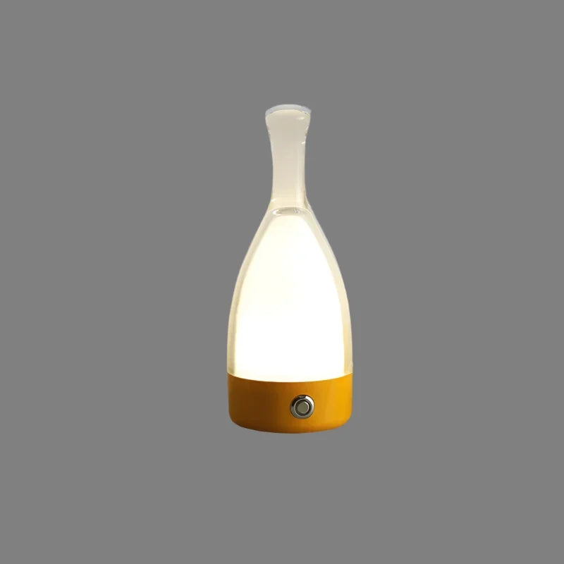 Linterna LED recargable con luz blanca cálida