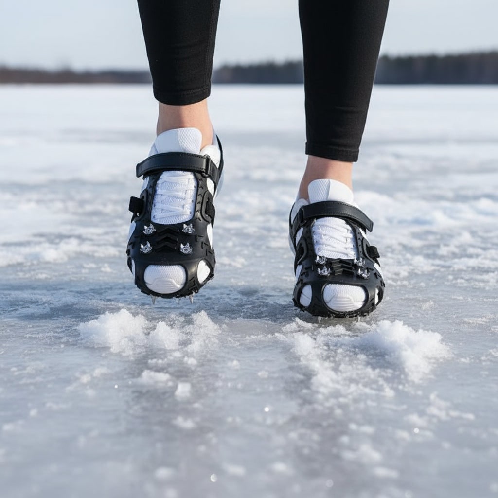 Schuhspikes mit Edelstahlstiften für Schnee und Eis