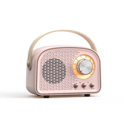 Altavoz Bluetooth retro con diseño de radio