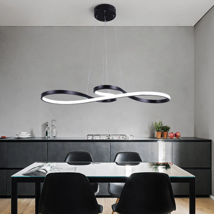 Lámpara colgante LED con diseño de anillo y función regulable
