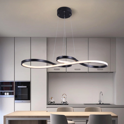 Lámpara colgante LED con diseño de anillo y función regulable