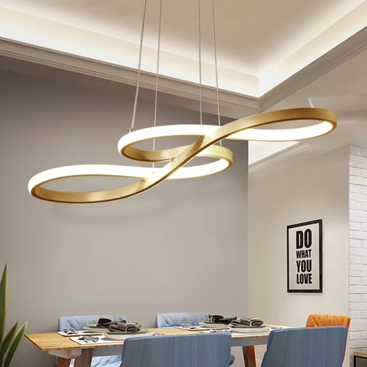 LED-Pendelleuchte mit Ringdesign und Dimmfunktion