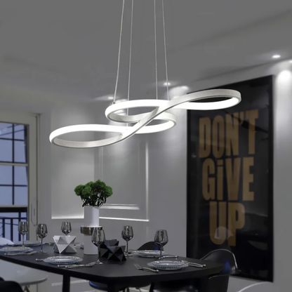 Lámpara colgante LED con diseño de anillo y función regulable