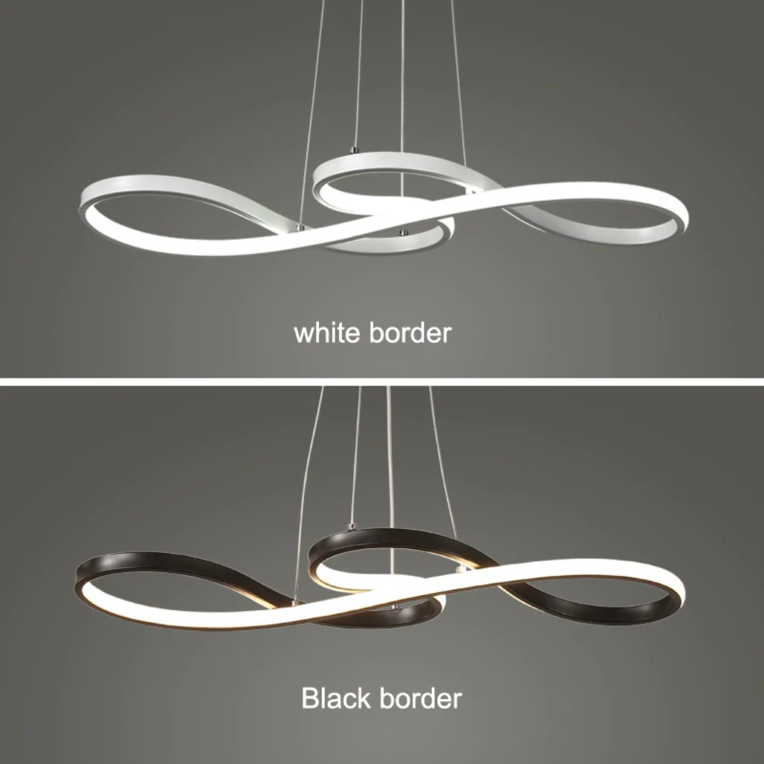 Lámpara colgante LED con diseño de anillo y función regulable