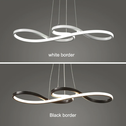 Lámpara colgante LED con diseño de anillo y función regulable