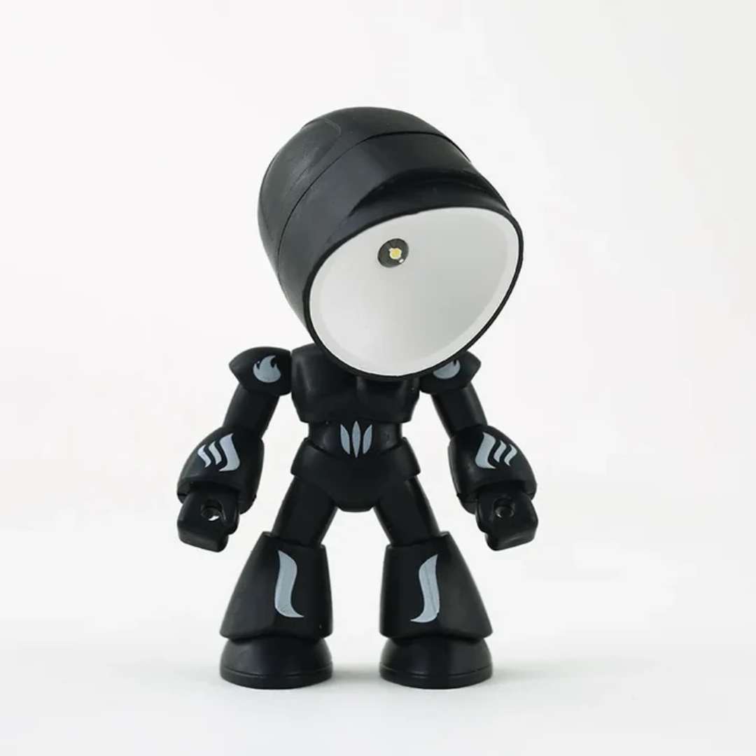 Roboter-Tischlampe mit warmem LED-Licht