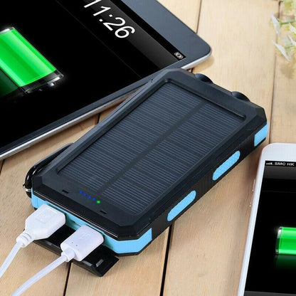 50000mAh solarna powerbanka – Vodootporna, robusna i s baterijskom lampom