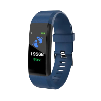 Pulsera inteligente fitness con medición de frecuencia cardíaca, presión arterial, pasos y monitorización del sueño