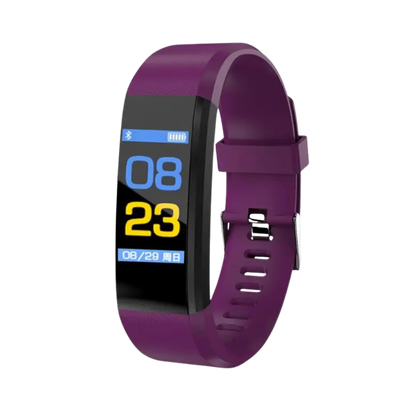 Pulsera inteligente fitness con medición de frecuencia cardíaca, presión arterial, pasos y monitorización del sueño