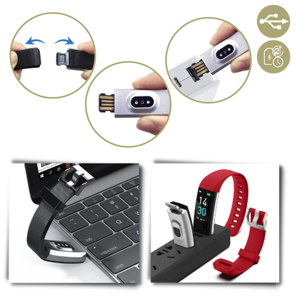 Pulsera inteligente fitness con medición de frecuencia cardíaca, presión arterial, pasos y monitorización del sueño
