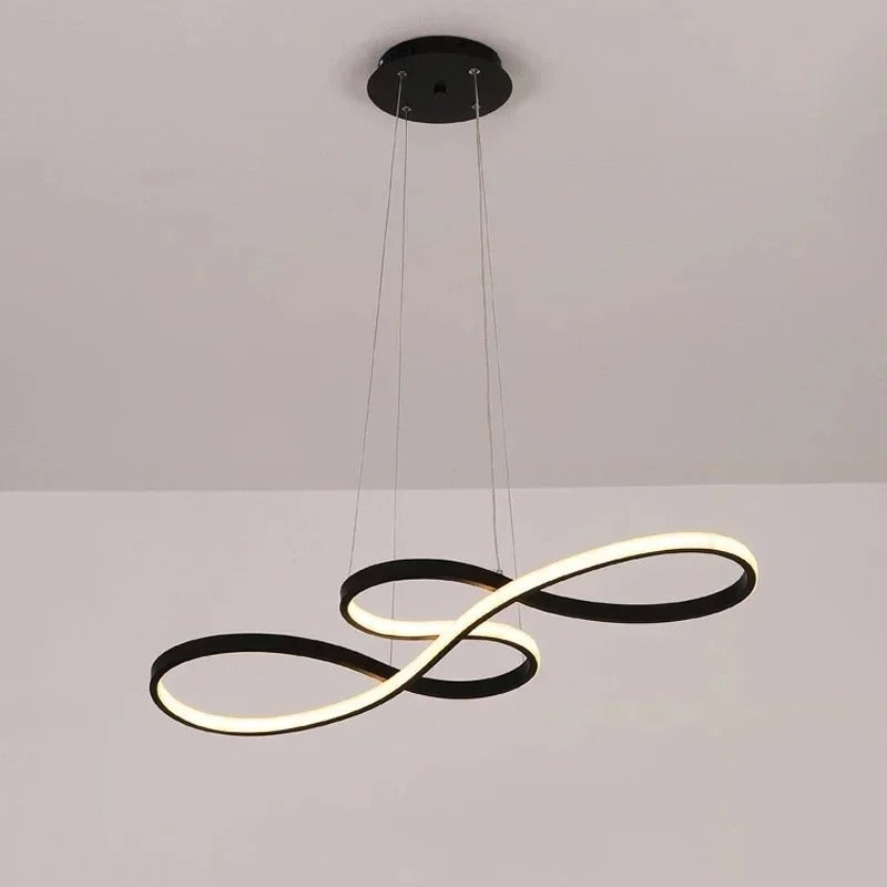 Lámpara colgante LED con diseño de anillo y función regulable
