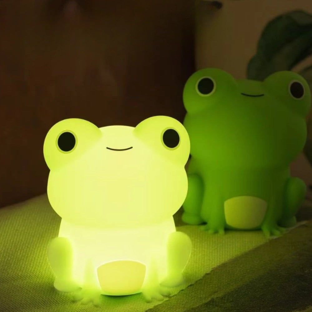 Luz de presença de silicone recarregável com luz LED suave