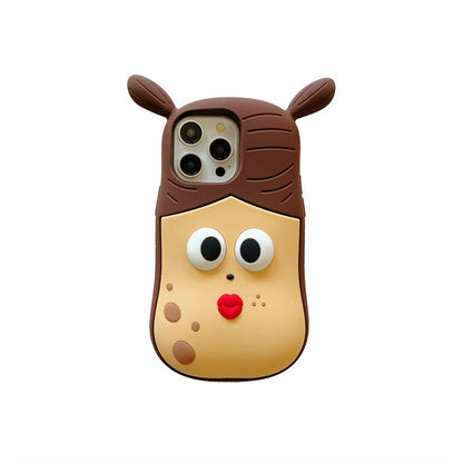 3D Handyhülle mit verspieltem Cartoon-Motiv