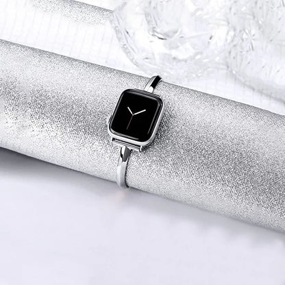 Slim Link Band: lujosa pulsera de acero inoxidable para el Apple Watch de mujer.