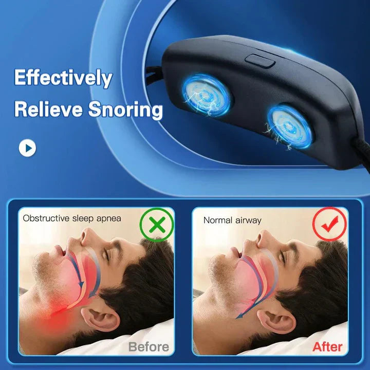 Tragbares Schnarch-Erkennungsgerät mit Vibrationsfunktion