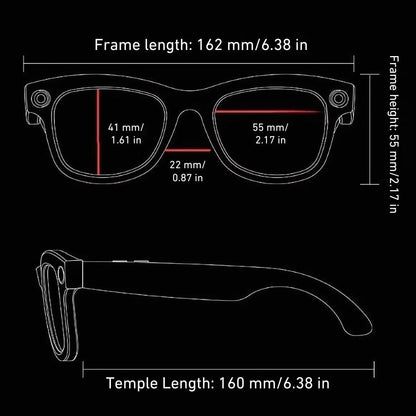 VisionX Smartglasses – Pametne naočale s kamerom i zvukom u elegantnom dizajnu