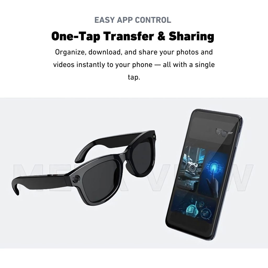 VisionX Smartglasses – Pametne naočale s kamerom i zvukom u elegantnom dizajnu