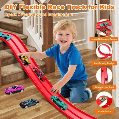Pista flexível para crianças