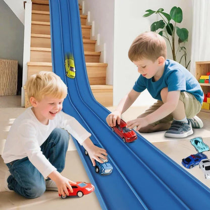 Pista flexível para crianças