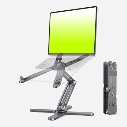 Soporte plegable ajustable para laptop y tableta de hasta 17 pulgadas