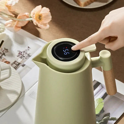 Thermoskanne mit digitaler Temperaturanzeige
