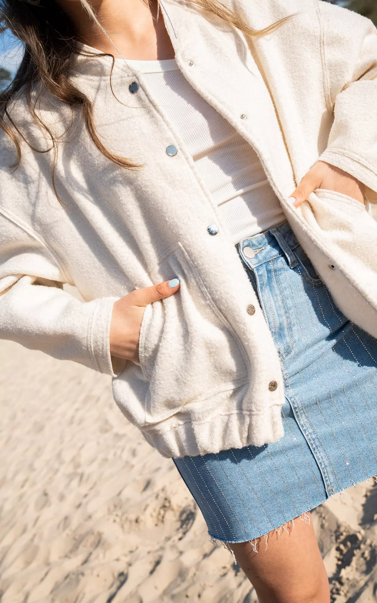 Trendy oversized kardigan - Udoban i moderan