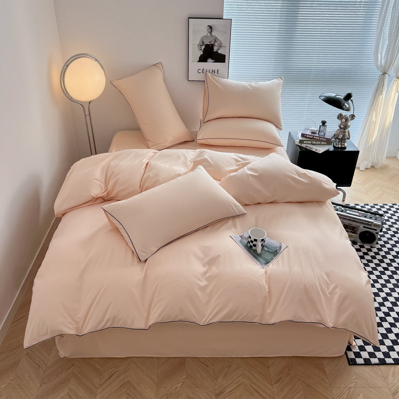 Bettwäsche-Set mit Bettbezug und Kissenbezügen im Wenddesign