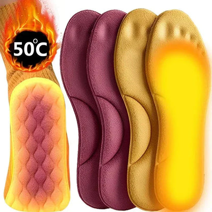 Selbstwärmende Thermo-Einlegesohlen mit Dämpfung
