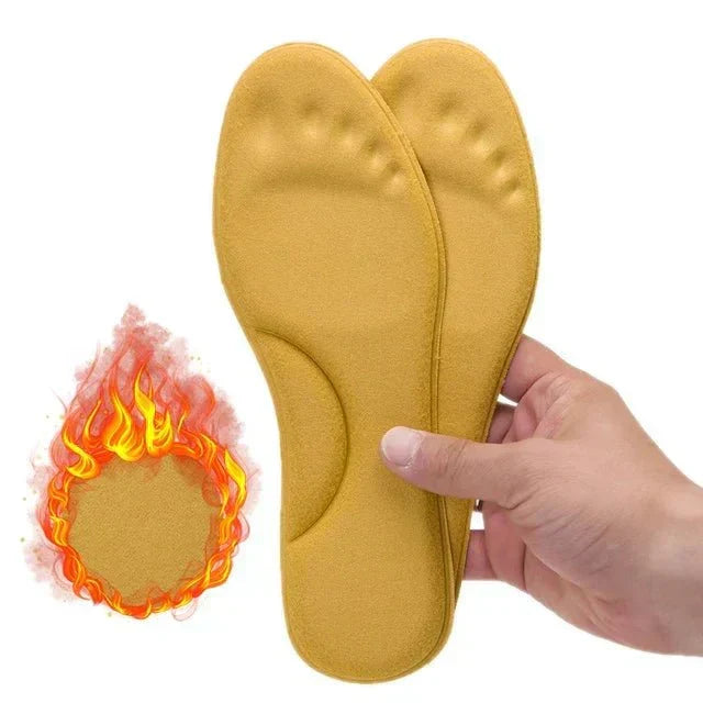 Selbstwärmende Thermo-Einlegesohlen mit Dämpfung