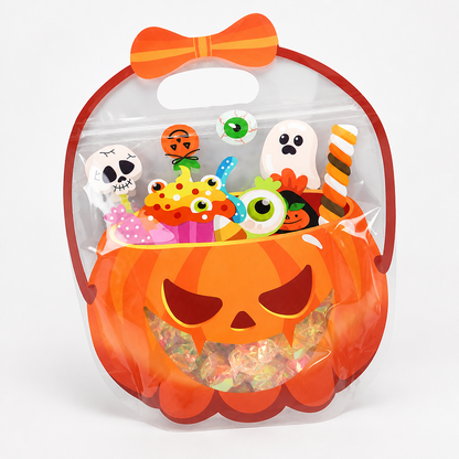 Halloween Geschenktüten mit Kürbis- und Hexenkesselmotiv – 30er Set