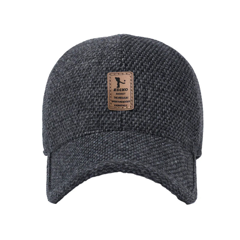 Herren Winter-Baseballcap mit Ohrenklappen