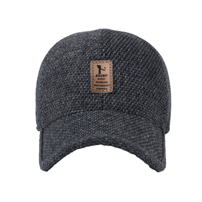 Herren Winter-Baseballcap mit Ohrenklappen