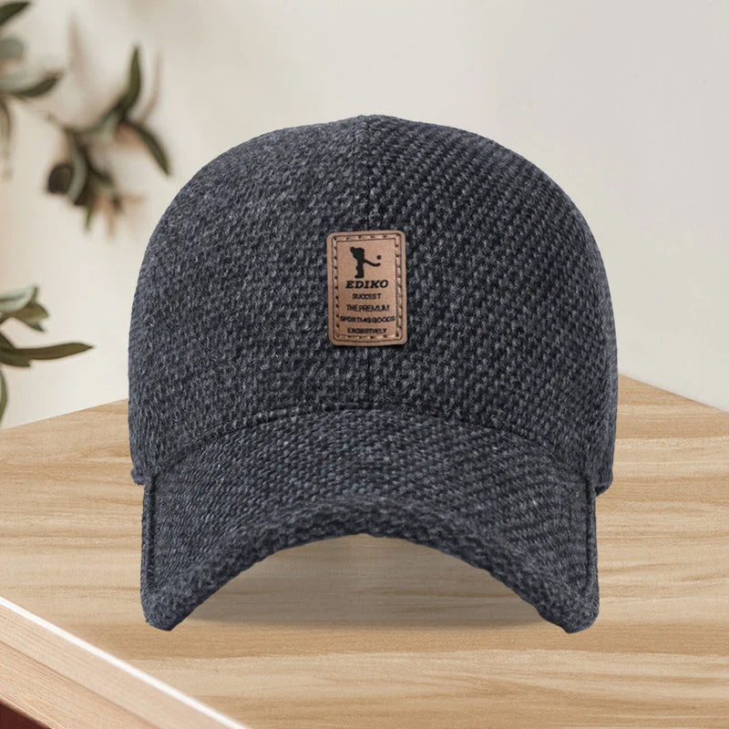 Herren Winter-Baseballcap mit Ohrenklappen