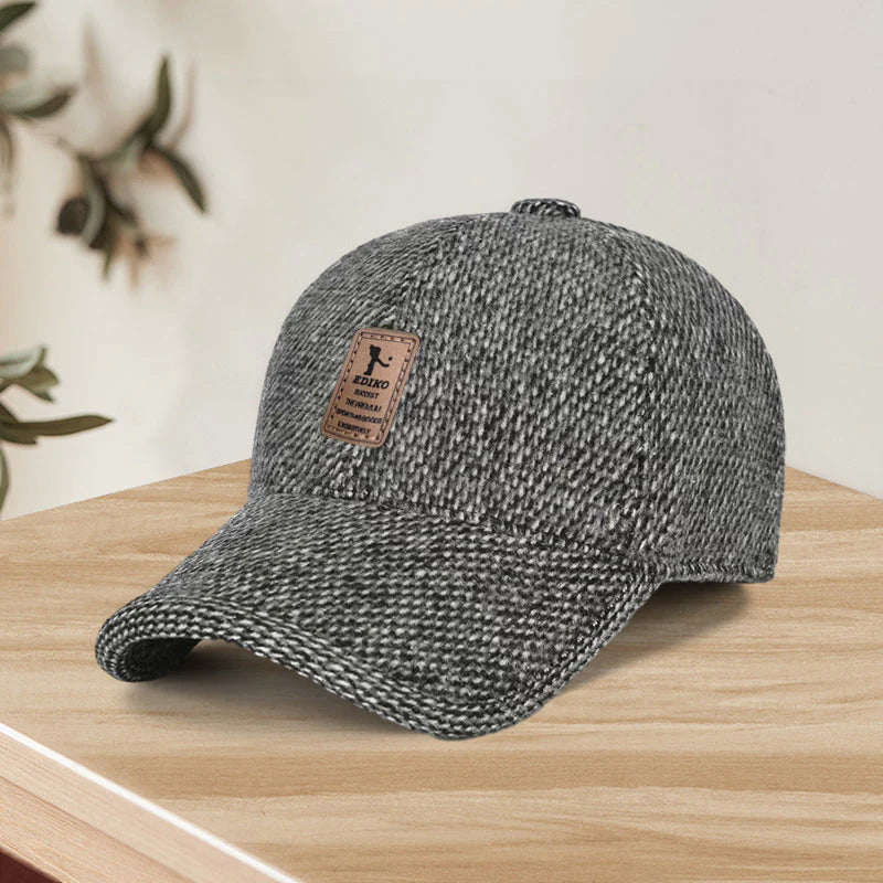 Herren Winter-Baseballcap mit Ohrenklappen