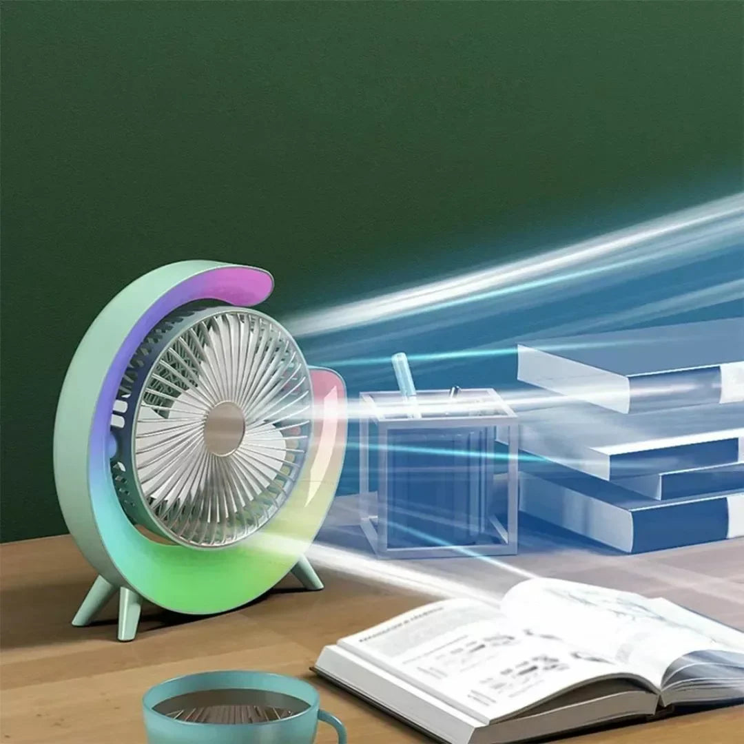 Dizajnerski LED ventilator za unutarnju i vanjsku upotrebu – Svježe i stilski