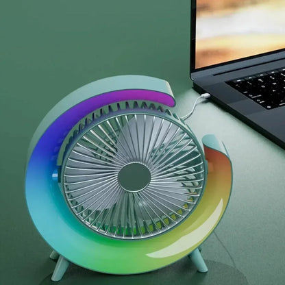 Dizajnerski LED ventilator za unutarnju i vanjsku upotrebu – Svježe i stilski