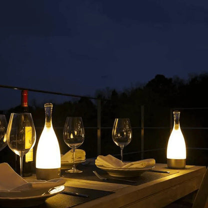 Linterna LED recargable con luz blanca cálida
