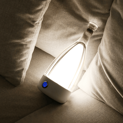 Linterna LED recargable con luz blanca cálida