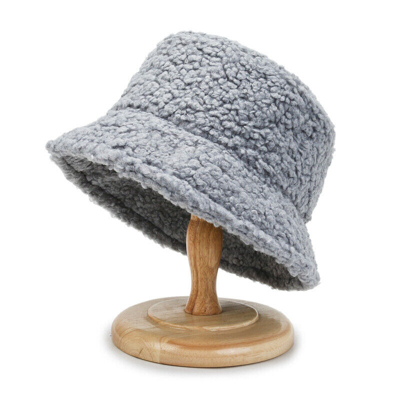 Damen-Teddyhut mit breiter Krempe