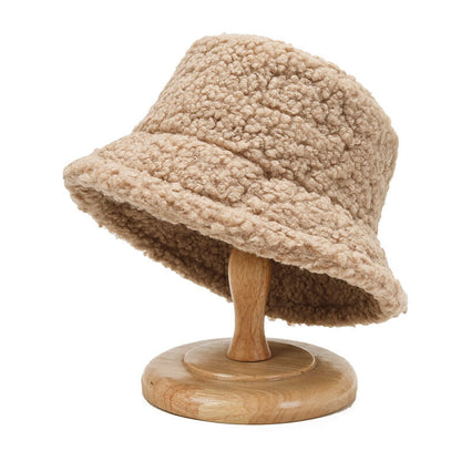Damen-Teddyhut mit breiter Krempe