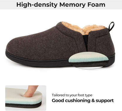 Pantuflas cálidas con plantilla de espuma viscoelástica