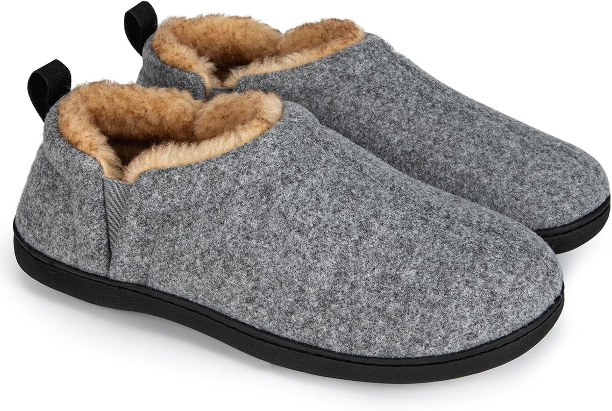 Pantuflas cálidas con plantilla de espuma viscoelástica